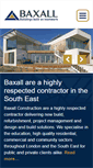 Mobile Screenshot of baxallconstruction.co.uk